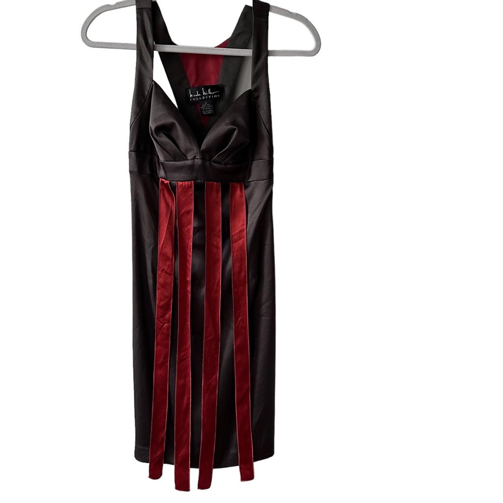 Nicole Miller Collection Silk Brown Orange Dress. Size 2